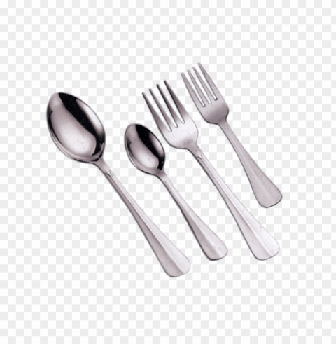 Gold Spoon And Fork High-resolution PNG Images With Transparency