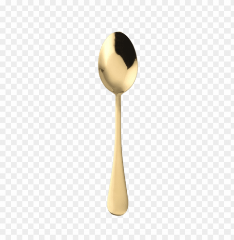 gold spoon and fork Isolated Artwork on Clear Transparent PNG