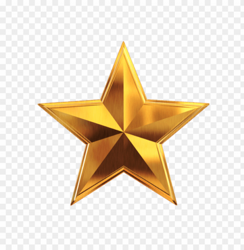 gold star 5 branches Isolated Graphic on HighQuality Transparent PNG PNG transparent with Clear Background ID 2ce6bc06