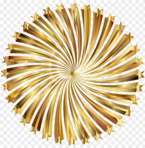 gold starburst Isolated Design Element in PNG Format