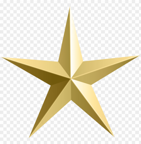 Gold Stars ClearCut Background Isolated PNG Graphic Element