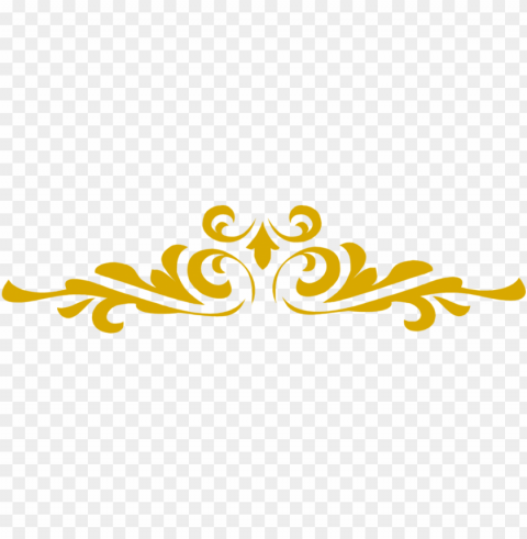 Gold Swirl Design Isolated Item With HighResolution Transparent PNG