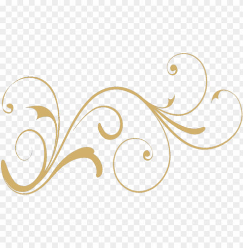 gold swirls Clear background PNG images bulk