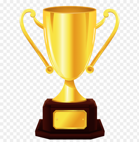 gold trophy PNG images with high transparency