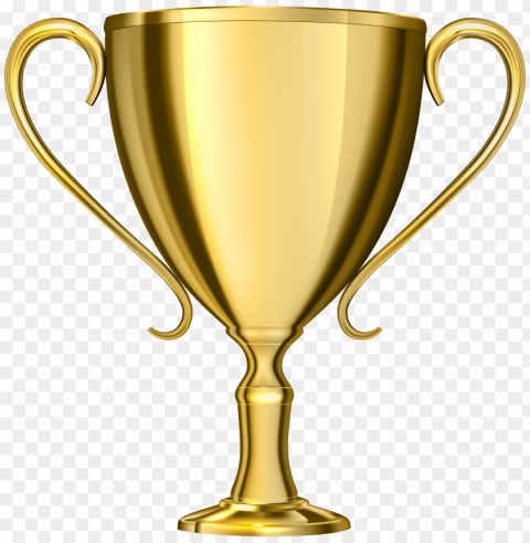 gold trophy PNG images with transparent backdrop