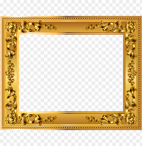 gold vector border Transparent PNG pictures complete compilation