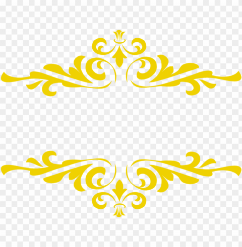 gold wedding borders Transparent PNG photos for projects