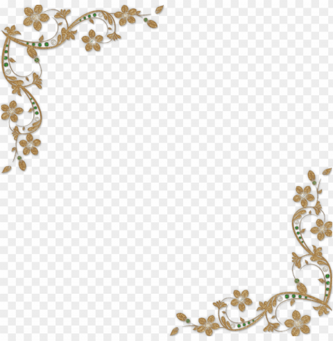 gold wedding borders Transparent PNG pictures archive