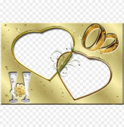 gold wedding frames HighQuality Transparent PNG Isolated Graphic Design