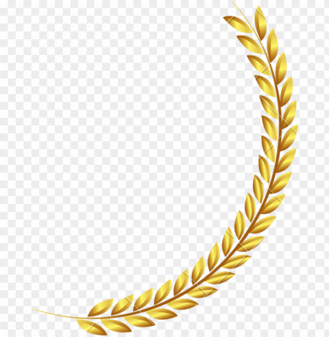 gold wreath - wreath gold PNG graphics with clear alpha channel broad selection