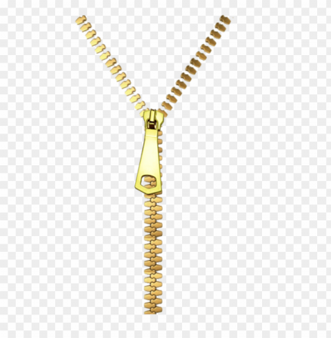 gold zipper PNG transparent design bundle