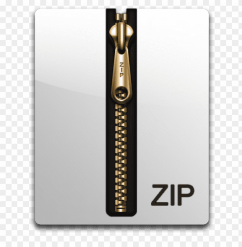 gold zipper PNG transparent designs for projects