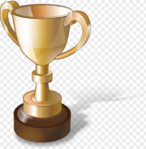 golden cup trophy icon - trophy icon PNG for social media