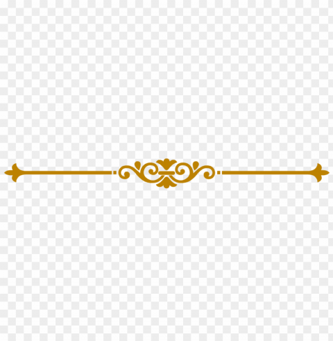 golden line HighResolution Isolated PNG with Transparency