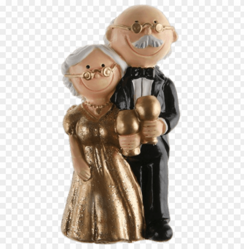 golden wedding figurines PNG files with clear background PNG transparent with Clear Background ID 70d5ace2