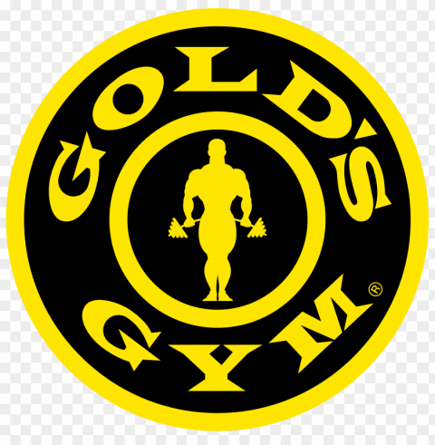 golds gym logo PNG transparent pictures for projects