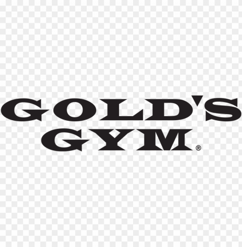 golds gym logo PNG with no background for free