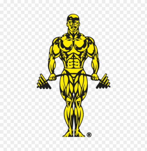 golds gym logo vector free PNG Graphic with Isolated Design