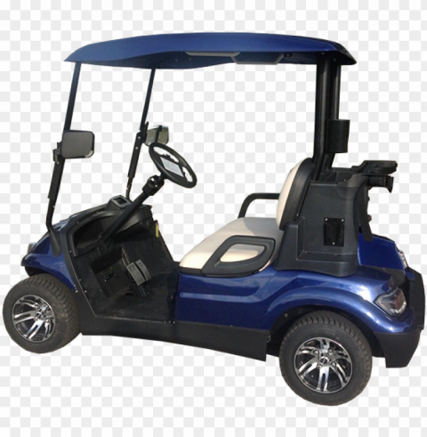 golf buggies blue cart side view PNG images with no background necessary