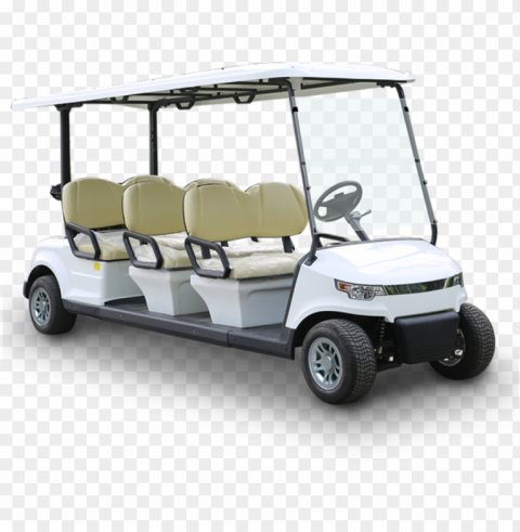 golf limo buggy cart vehicle six seater PNG images with transparent backdrop