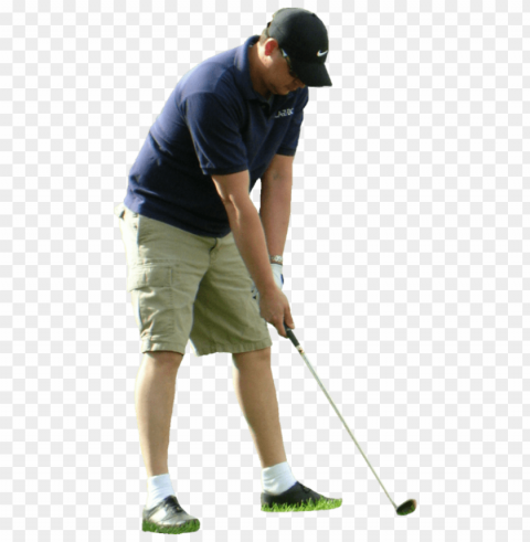 golfer PNG Graphic Isolated with Clarity