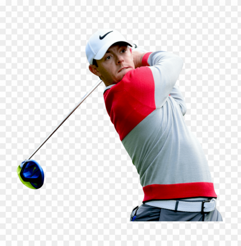 golfer PNG Graphic Isolated with Clear Background