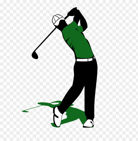 golfer PNG Graphic with Transparency Isolation