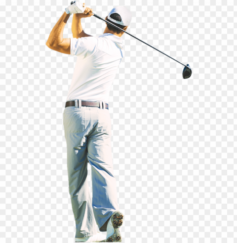 golfer PNG Graphic with Transparent Background Isolation
