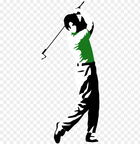 golfer PNG graphics with clear alpha channel collection