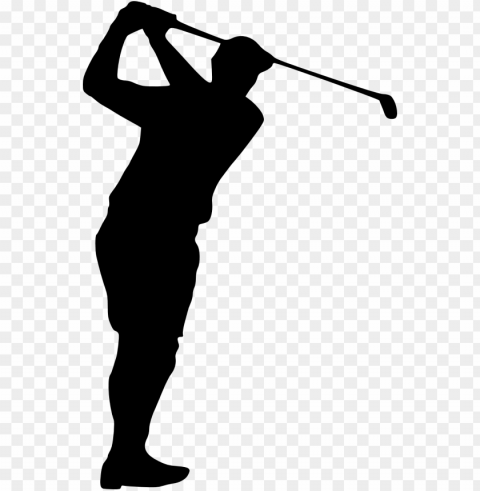 golfer PNG graphics with transparent backdrop