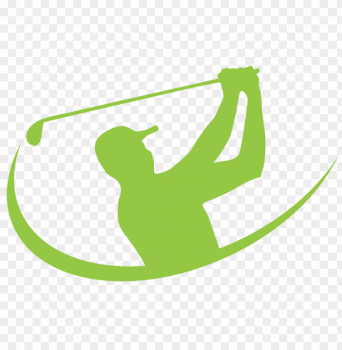 golfer PNG Image Isolated on Clear Backdrop