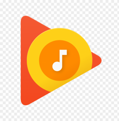 google play music logo vector Transparent Background Isolated PNG Figure