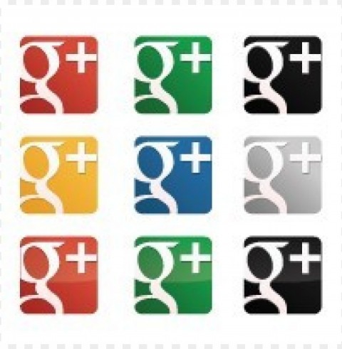 google plus icon pack logo vector free PNG graphics with clear alpha channel collection
