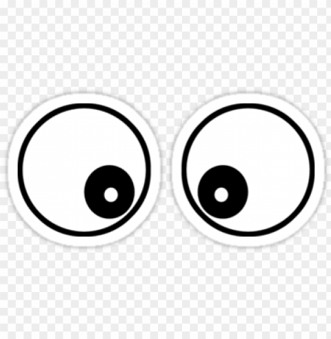 googly eyes funny stickers High Resolution PNG Isolated Illustration