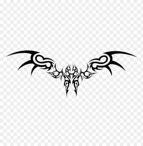 gothic tattoo bird Isolated Character in Clear Transparent PNG