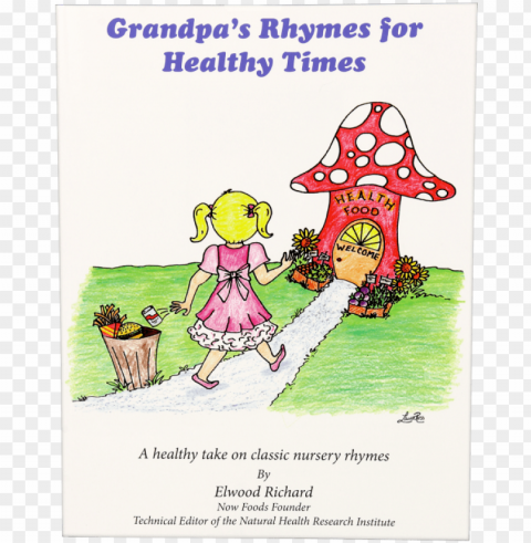grandpa's rhyme book Isolated Character on Transparent Background PNG