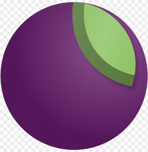 Grape Logo PNG Graphic Isolated On Clear Background Detail