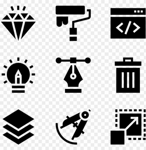  design 50 icons view all 20 icon packs of paint - delivery vector icon PNG Graphic Isolated on Transparent Background