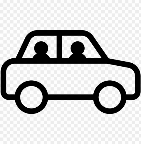 graphic library stock people in car side view icon - cars icon free white PNG transparent photos for design