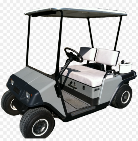 gray electric golf buggy cart PNG images with transparent canvas assortment