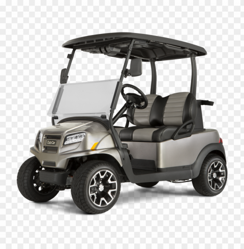 gray golf buggy cart two passengers club car PNG images with transparent canvas compilation