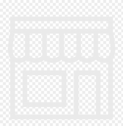 gray outline market store shop icon PNG format with no background