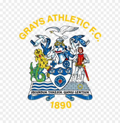 grays athletic fc vector logo PNG with clear overlay