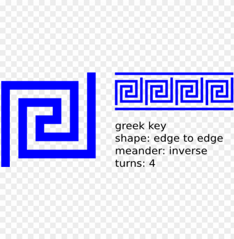 בהשראת פרסקאות העולם העתיק- עיטור קירות בדוגמא וצבע - greek symbol for key PNG free download transparent background
