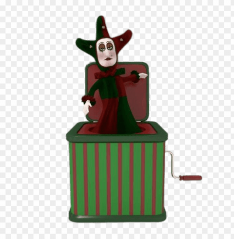 Green And Red Jack In The Box Isolated Element In HighResolution Transparent PNG