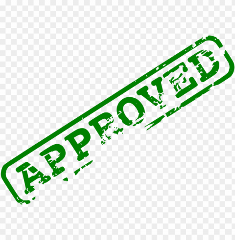 green approved accepted rectangle stamp PNG images with transparent layer