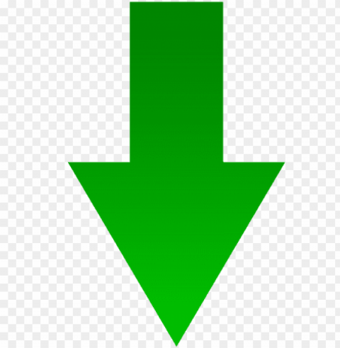 green arrow down icon PNG images with no background free download