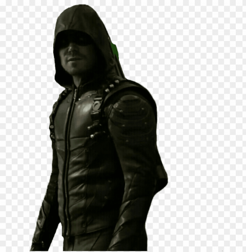 green arrow season 5 costume Transparent PNG Image Isolation