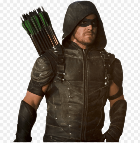 green arrow smallville Clean Background Isolated PNG Object