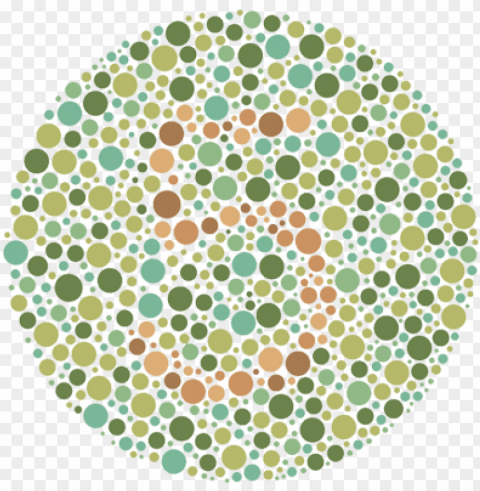 green color blind test PNG Isolated Object with Clear Transparency
